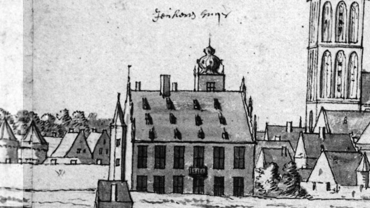 Jöckernhaus, Auschnitt aus Stadtansicht