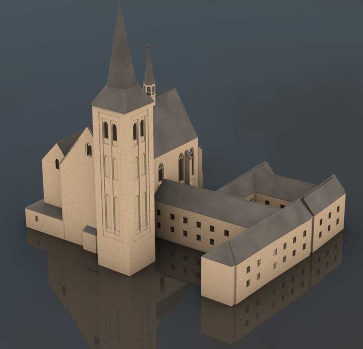 Fraterherrenkonvent mit Turm